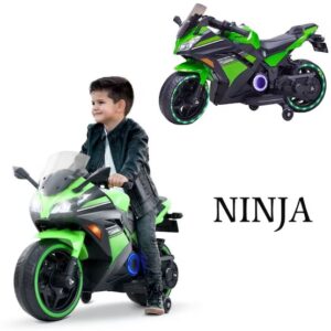 MOTO A BATERIA NINJA GREEN